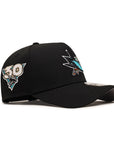 San Jose Sharks 30th Anniversary SP NHL Black 9Forty A-Frame Snapback