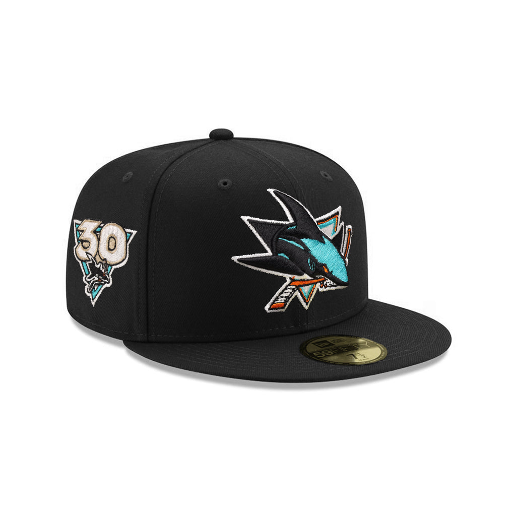 San Jose Sharks Black 30th Anniversary SP NHL 59Fifty Fitted