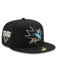 San Jose Sharks Black 30th Anniversary SP NHL 59Fifty Fitted