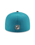 San Jose Sharks Aqua Black 2 Tone 30th Anniversary SP NHL 59Fifty Fitted