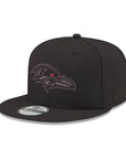 Baltimore Ravens Black on Black NFL 9Fifty Snapback