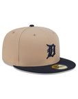 Detroit Tigers Camel Navy 2 Tone 59Fifty Fitted