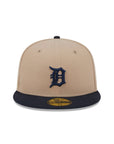 Detroit Tigers Camel Navy 2 Tone 59Fifty Fitted
