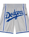 Mitchell & Ness Los Angeles Dodgers Blow Out Fashion Grey Shorts