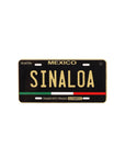 Sinaloa Mexico Black Gold Car Plate Cap Pin