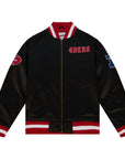 Mitchell & Ness San Francisco 49ers Black Faithful To The Bay Heavyweight Satin Jacket