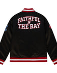 Mitchell & Ness San Francisco 49ers Black Faithful To The Bay Heavyweight Satin Jacket