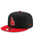 Los Angeles Dodgers Black Red 2 Tone 9Fifty Snapback