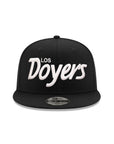 Los Angeles Dodgers Black on White Los Doyers MLB Basic 9Fifty Snapback
