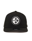 Pittsburgh Steelers Black On White 9Fifty A-Frame Snapback
