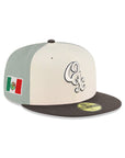 Guerreros De Oaxaca Club De Beisbol Tri-Color Mexico Flag Side Patch 59Fifty Fitted