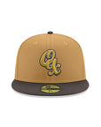 Guerreros De Oaxaca Club De Beisbol Bronze Gray 2 Tone Mexico Flag SP 59Fifty Fitted