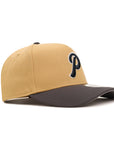 Pericos De Puebla Club De Beisbol Bronze Gray 2 Tone 9Forty A-Frame Snapback