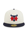 Houston Texans Chrome Navy 2 Tone NFL Logo SP 59Fifty Fitted