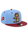 Clearwater Threshers MiLB Blue Cardinal 2 Tone Phillies Cooperstown SP 59Fifty Fitted