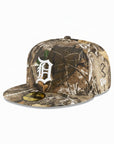 Detroit Tigers Real Tree On White 59Fifty Fitted