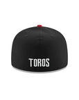 Toros De Tijuana Club De Beisbol Black Red 2 Tone Since 2004 SP 59Fifty Fitted