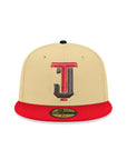 Toros De Tijuana Club De Beisbol Vegas Gold Red 2Tone 2021 Champions SP 59Fifty Fitted