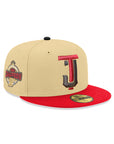 Toros De Tijuana Club De Beisbol Vegas Gold Red 2Tone 2021 Champions SP 59Fifty Fitted