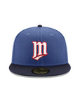 Minnesota Twins Indigo Navy 2 Tone 60th Anniversary SP 59Fifty Fitted