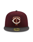 Minnesota Twins Maroon Graphite 2 Tone Bomba Squad SP 59Fifty Fitted