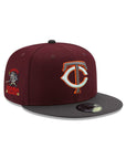 Minnesota Twins Maroon Graphite 2 Tone Bomba Squad SP 59Fifty Fitted