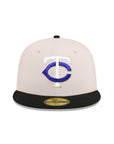 Minnesota Twins Stone Black 2 Tone 50th Anniversary SP 59Fifty Fitted