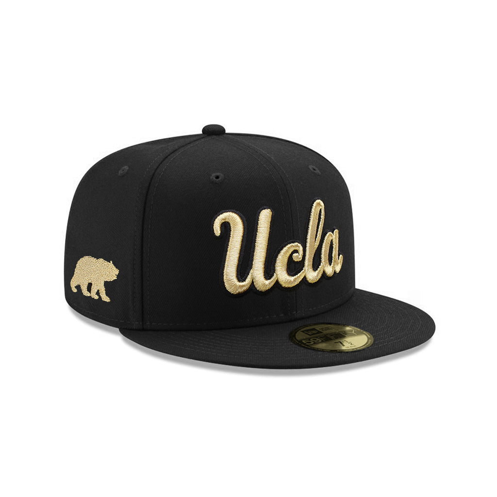 University Of California Los Angeles UCLA Bruins Black Gold Alternate Logo SP 59Fifty Fitted