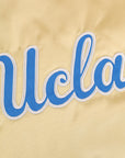 Mitchell & Ness University Of California Los Angeles UCLA Lightweight Gold Satin Jacket