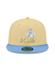University of California Los Angeles UCLA Bruins Mascot Vegas Gold Blue 2 Tone 1995 NCAA Final Four SP 59Fifty Fitted