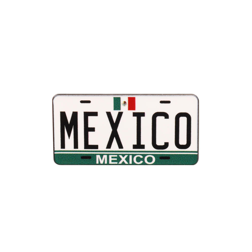 Mexico Car License Plate Cap Pin