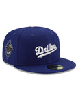 Tulsa Drillers Wordmark MiLB Drilling Roughneck Driller Man SP Royal 59Fifty Fitted