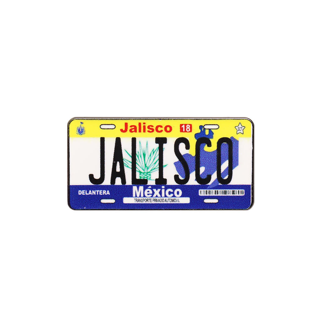 Jalisco Mexico Car License Plate Cap Pin