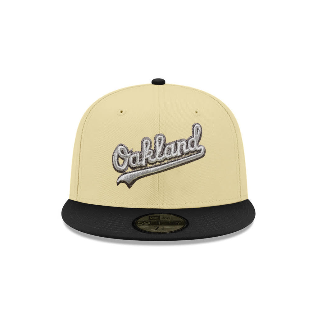 Oakland Athletics Vegas Gold Black 2 Tone Oakland Coliseum SP 59Fifty Fitted