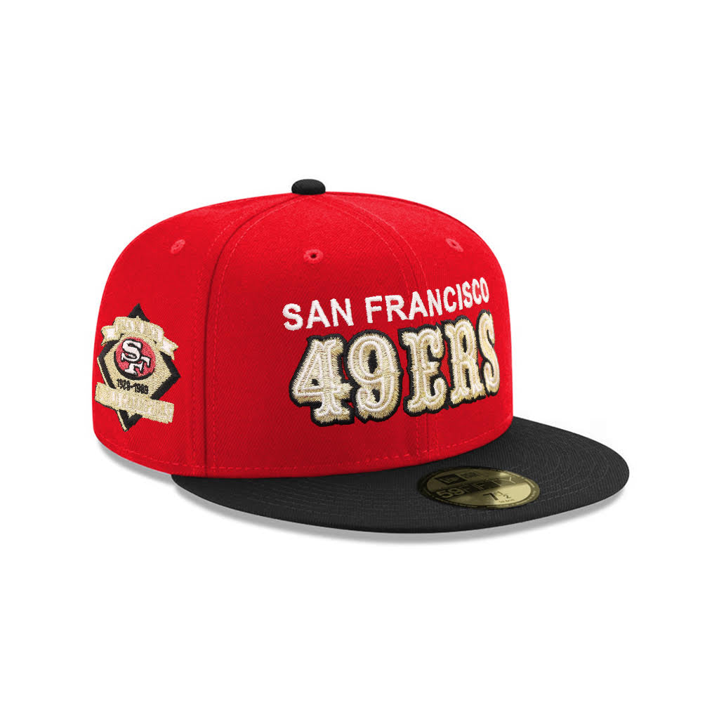 San Francisco 49ers Red On Black 2 Tone Back To Back Champions SP