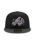 Atlanta Braves Black Graphite 2 Tone 40th Anniversary SP 59Fifty Fitted
