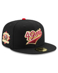 San Francisco 49ers Black Back To Back Champions SP 59Fifty Fitted
