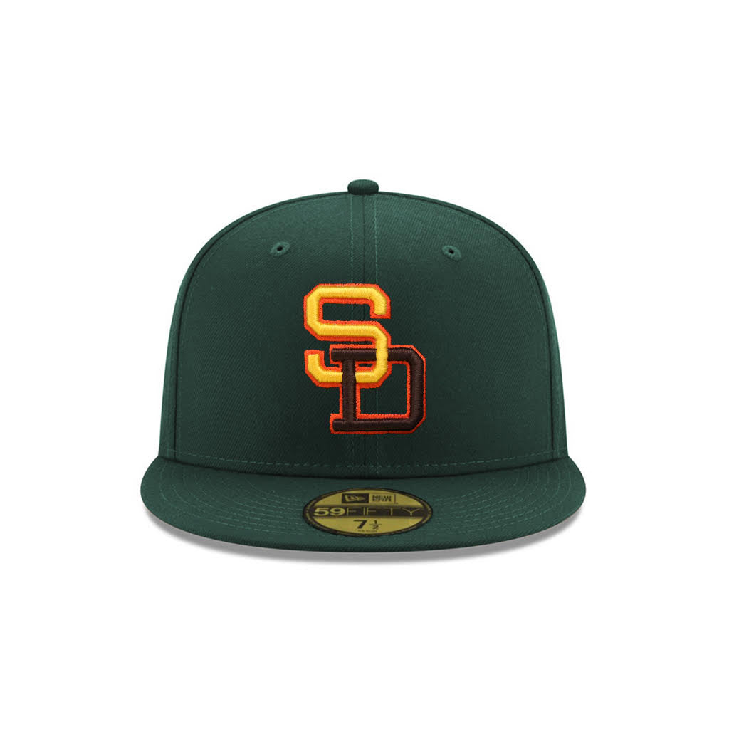 San Diego Padres Dark Green 40th Anniversary SP 59Fifty Fitted
