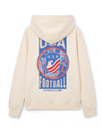 USA FIFA World Cup 2026 World Player Heritage Football Hood - Cream