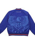 USA FIFA World Cup 2026 Road To Victory Flight Jacket - Blue