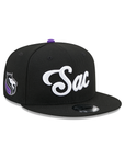 Sacramento Kings Black Alternate Logo SP 9Fifty Snapback