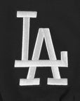 Pro Standard Los Angeles Dodgers Wingspan Drop Shoulder Black White Hoody