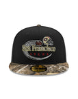 San Francisco 49ers Black Real Tree 59Fifty Fitted