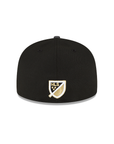 Los Angeles Football Club LAFC Black Multi Pattern 59Fifty MLS Fitted Cap