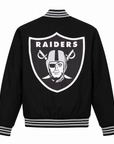 Las Vegas Raiders Black Reversible Wool Jacket