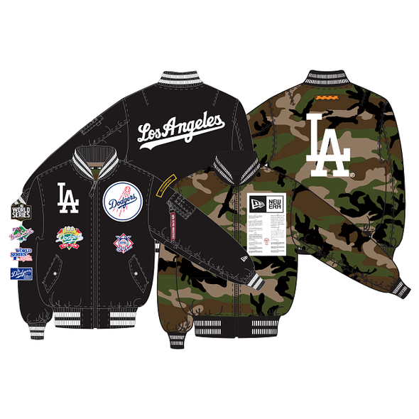 New Era X Alpha Industries Los Angeles Dodgers Bomber Jacket
