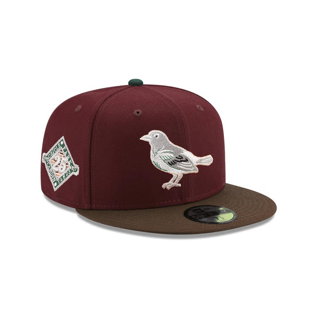 Baltimore Orioles Maroon Walnut 2 Tone 25th Anniversary SP 59Fifty