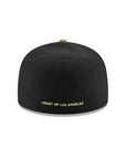 Los Angeles Football Club LAFC MLS Black Bronze 2 Tone Street Badge SP 59Fifty Fitted Cap