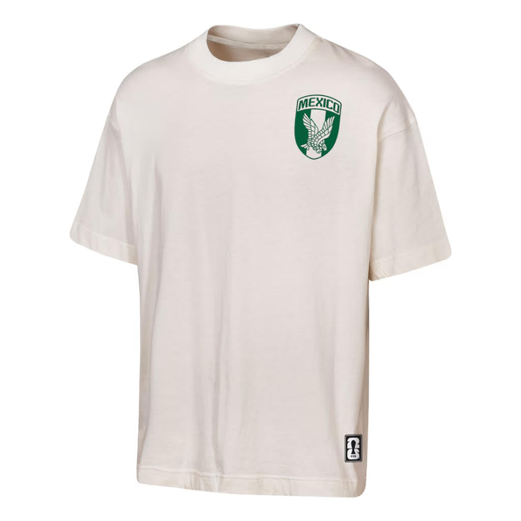 Mexico FIFA World Cup 2026 Calavera National Anthem Tee - Cream