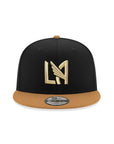 Los Angeles Football Club LAFC MLS Black Bronze 2 Tone Street Badge SP 9Fifty Snapback
